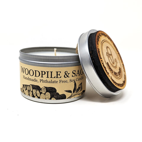 Woodpile & Sage Candle